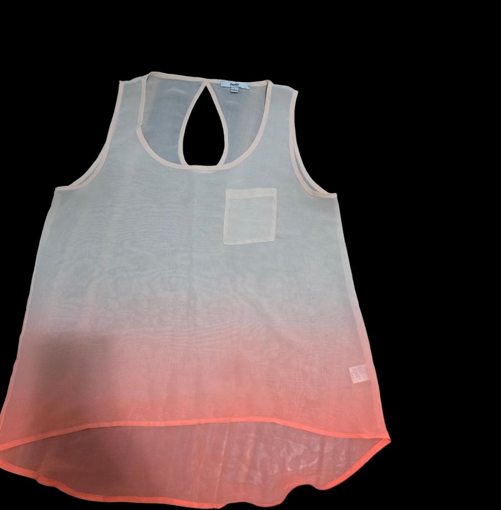 Sheer tank top